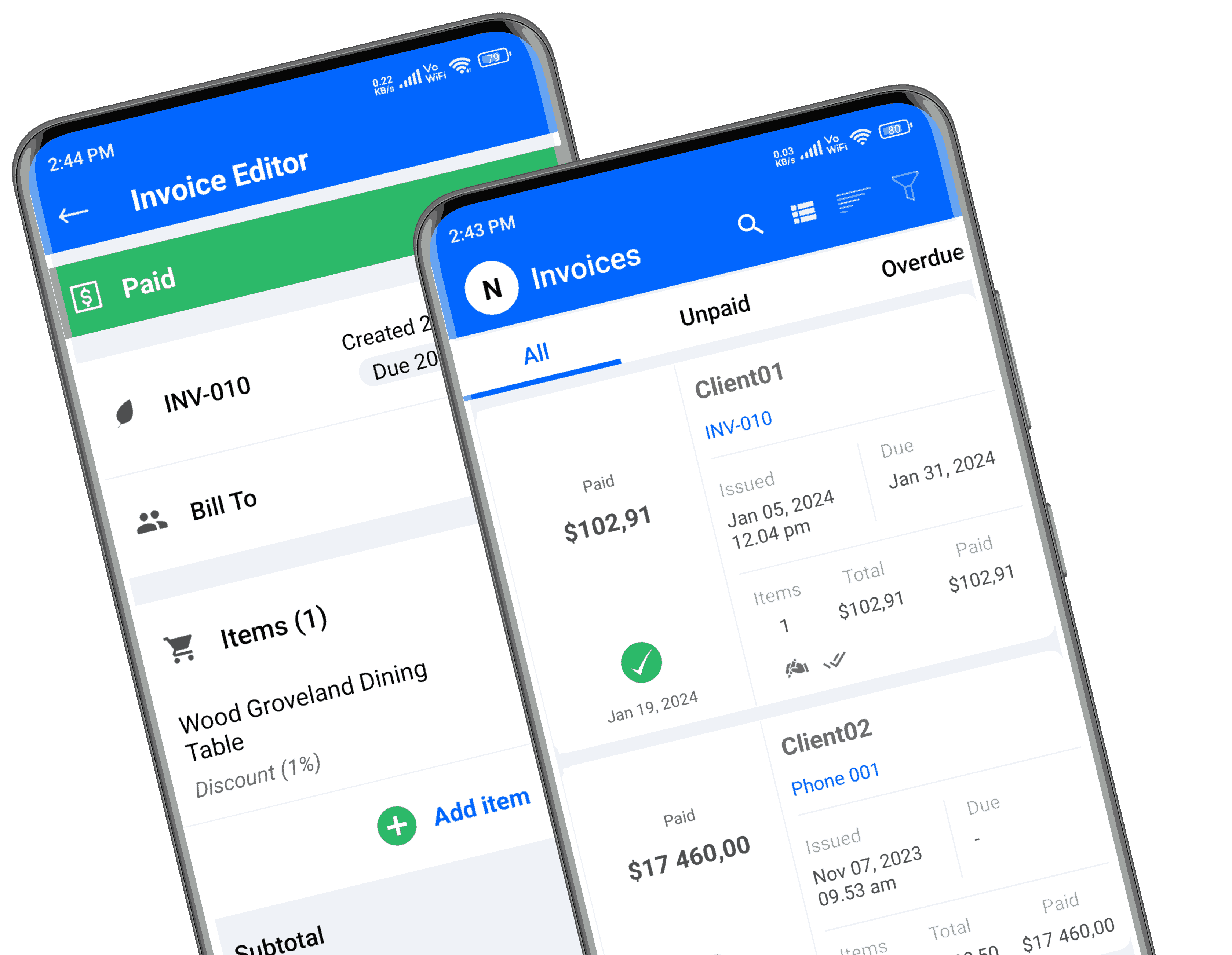 Mobile Invoice Software