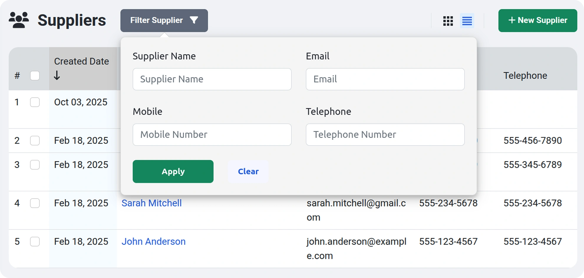 supplier management software